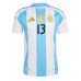 Maglie da calcio Argentina Cristian Romero #13 Prima Maglia Copa America 2024 Manica Corta